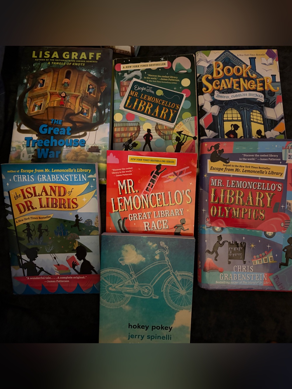 Set of 7 books